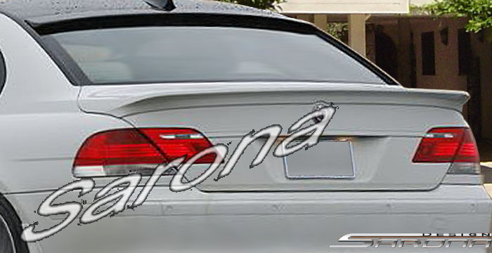 Custom BMW 7 Series  Sedan Trunk Wing (2005 - 2008) - $490.00 (Part #BM-095-TW)